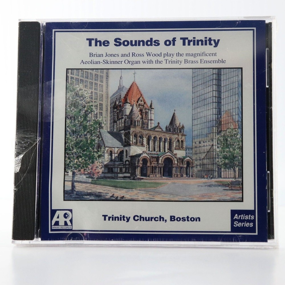 The Sounds of Trinity Church Boston, Ross Wood Organ CD 1991 SEALED Cracked Case